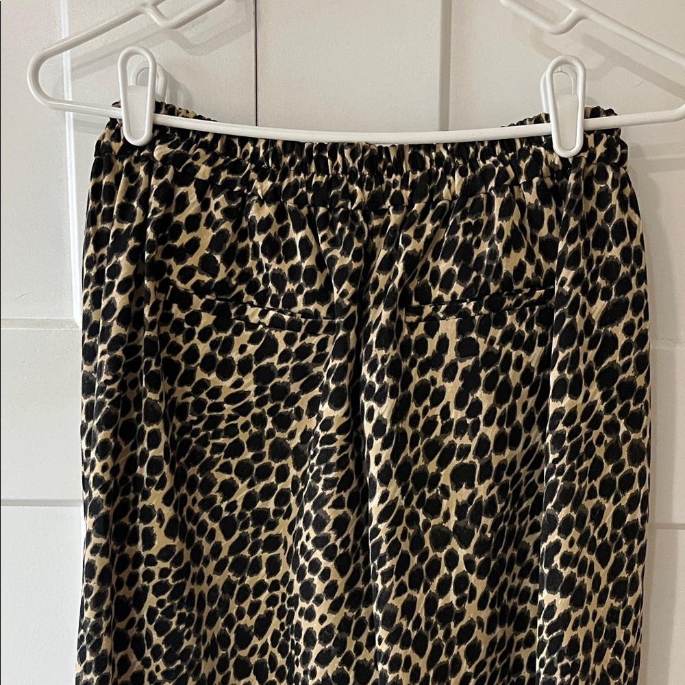 J.Crew Jamie Leopard Print Pants - Picture 7 of 9
